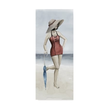 Grace Popp 'Beach Beauty I' Canvas Art,20x47